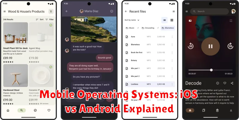 Mobile Operating Systems: iOS vs Android Explained