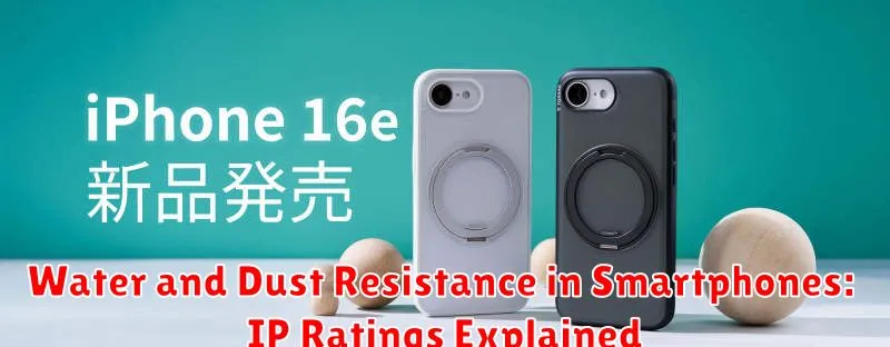 Water and Dust Resistance in Smartphones: IP Ratings Explained